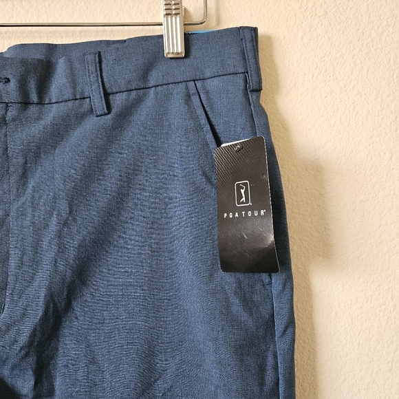 Nwts Pga Tour Men's Blue Shorts 36 - Picture 2 of 8